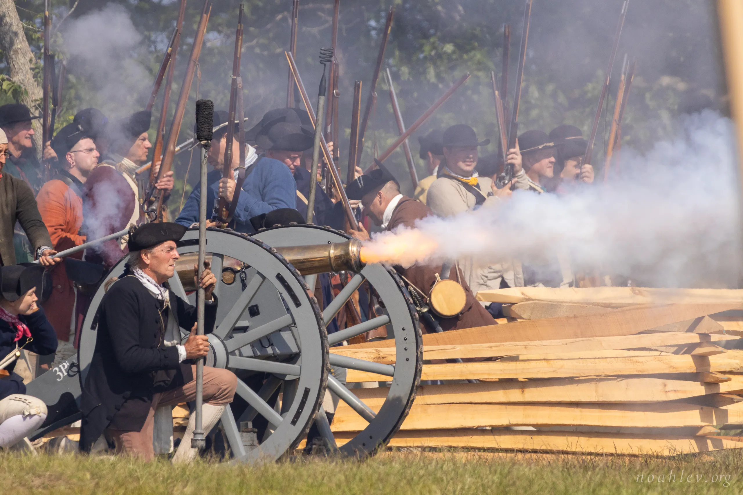 Battle of Bunker Hill 250th Anniversary Reenactment, Gloucester, Massachusetts, 2025